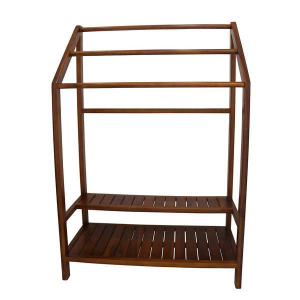 Ala Teak Teak Shelf Towel Rack & Reviews Wayfair